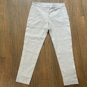 Porto San Francisco Light Gray Slim Fit Stretchy Pants size 3/Large